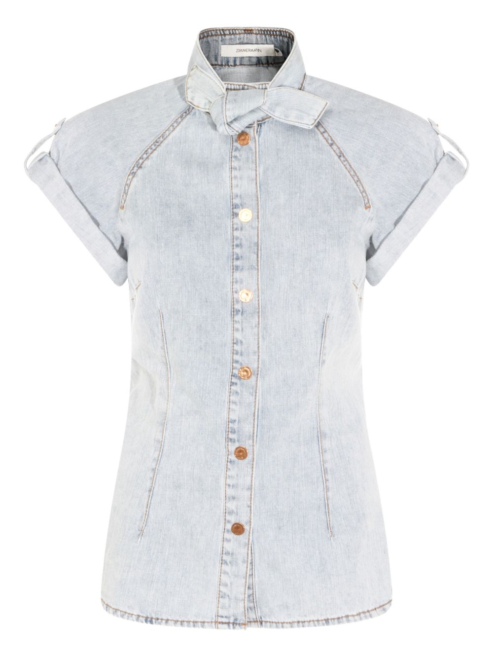 Zimmermann Shirts Clear Blue Cotton