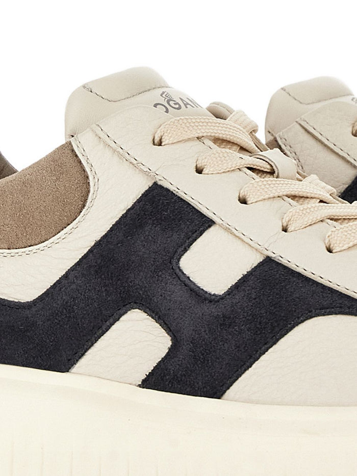 Hogan Sneakers Beige Outer: Calf Leather