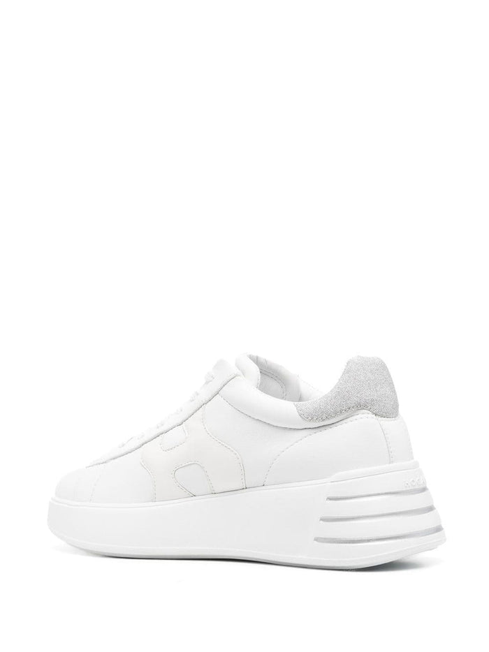 Hogan Sneakers White Leather100.0 %