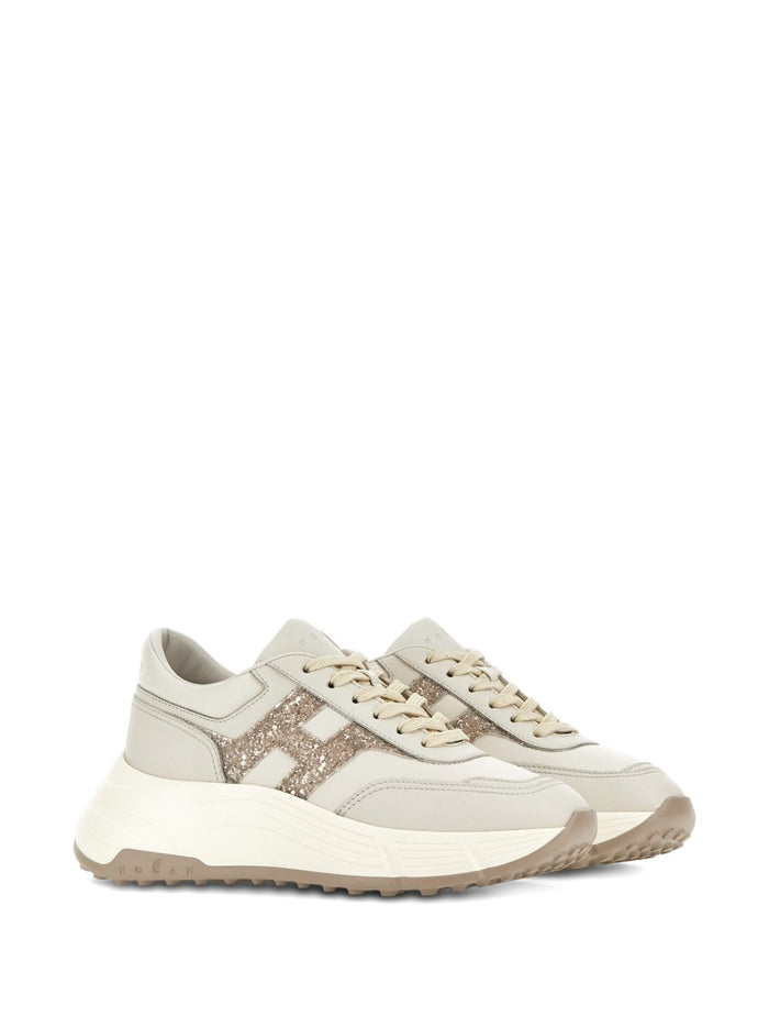Hogan Sneakers Ivory Outer: Calf Leather
