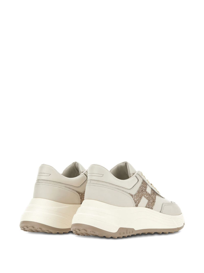 Hogan Sneakers Ivory Outer: Calf Leather