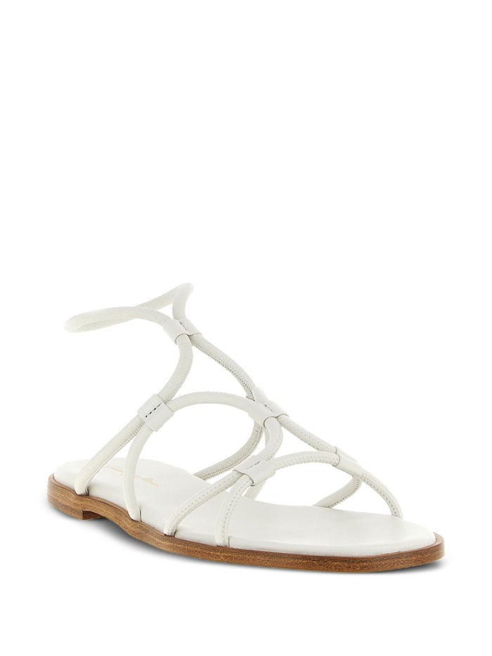 Gianvito Rossi Sandals White Outer: Lambskin