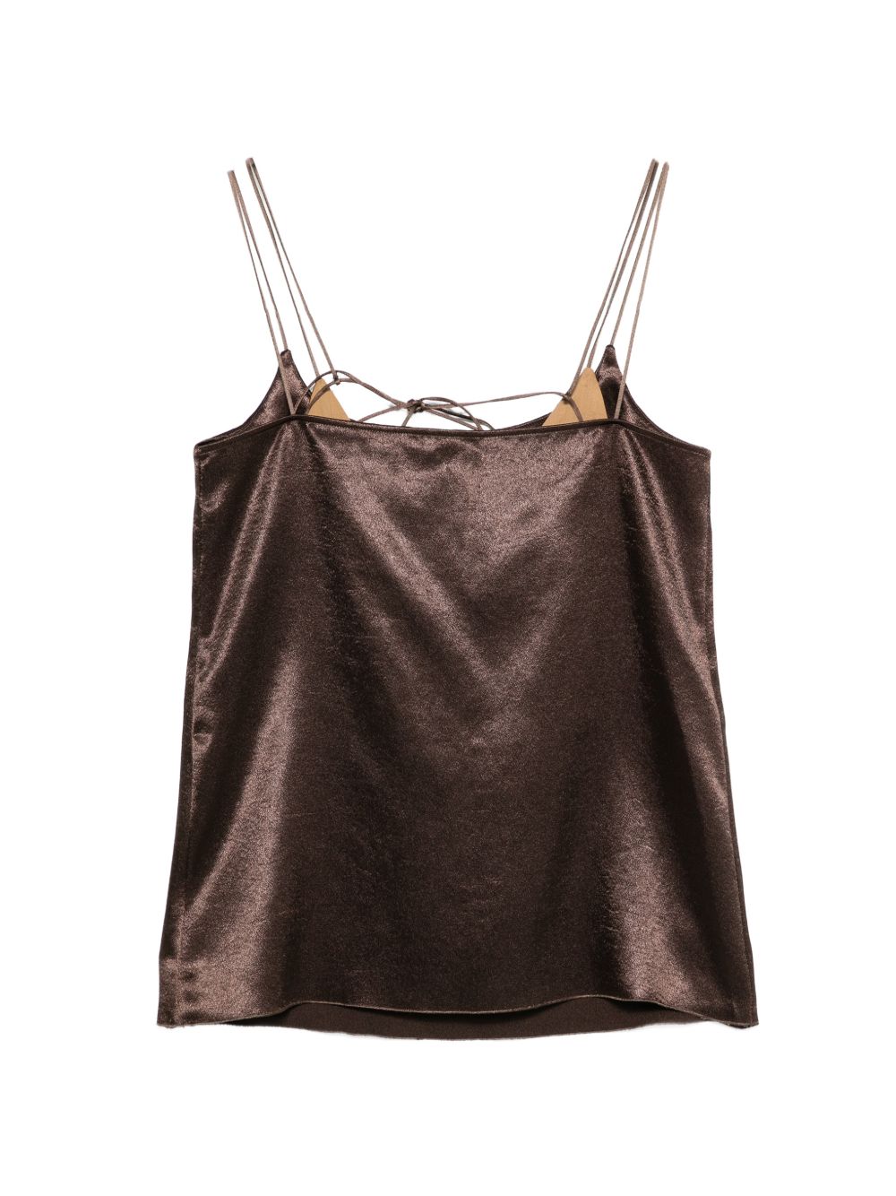 Alysi Top Brown Polyester