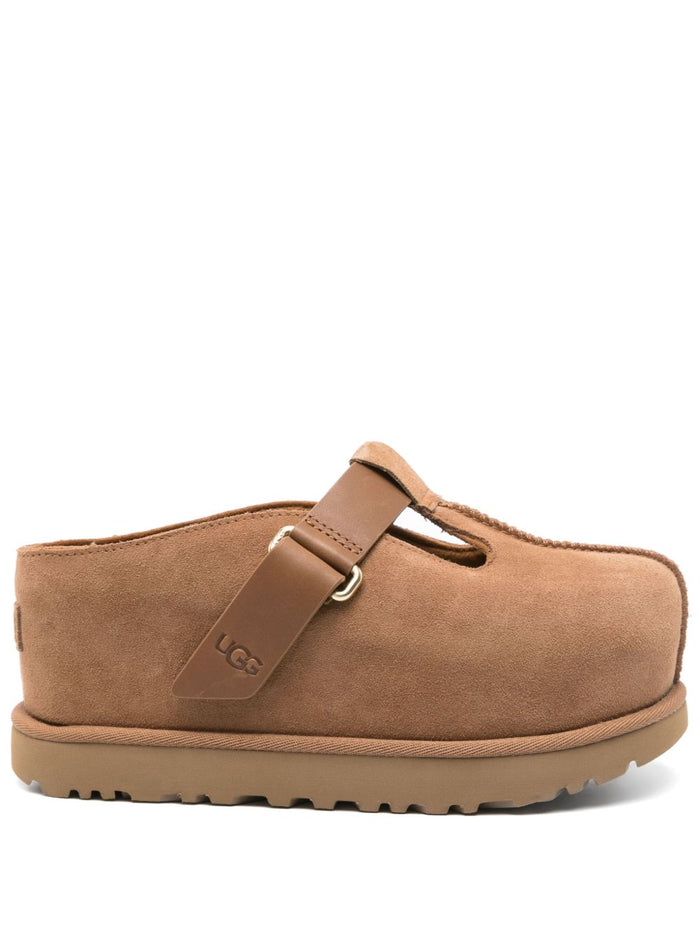 UGG Flat shoes Beige Fabbric
