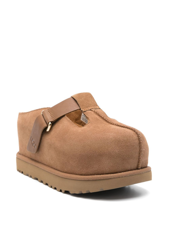 UGG Flat shoes Beige Fabbric
