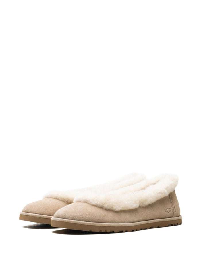 UGG Flat shoes Beige Outer: Calf Suede