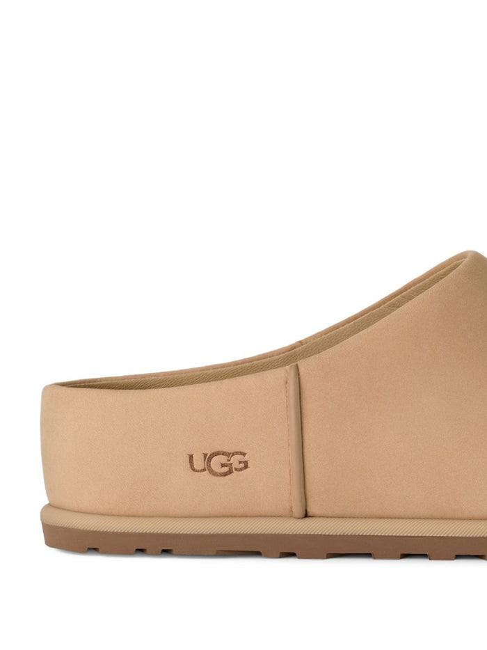 Ugg Sandals Beige Calf Leather