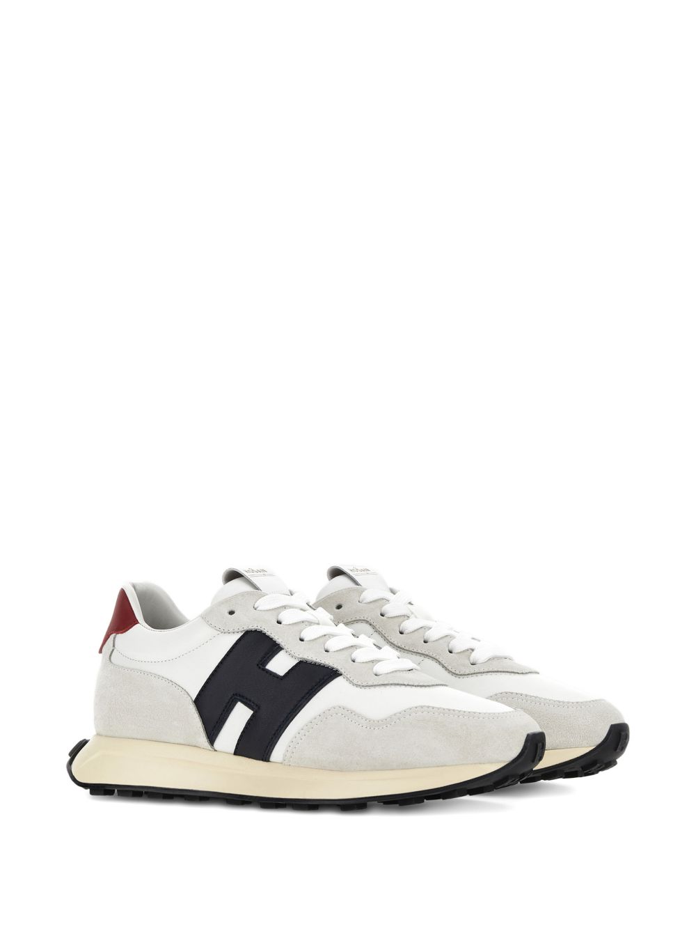 Hogan Sneakers White Calf Suede