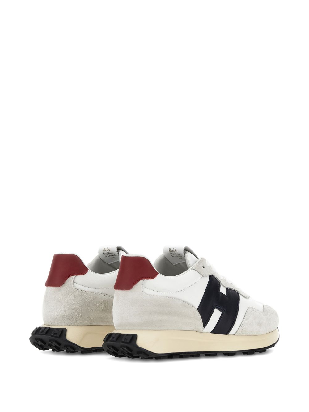 Hogan Sneakers White Calf Suede