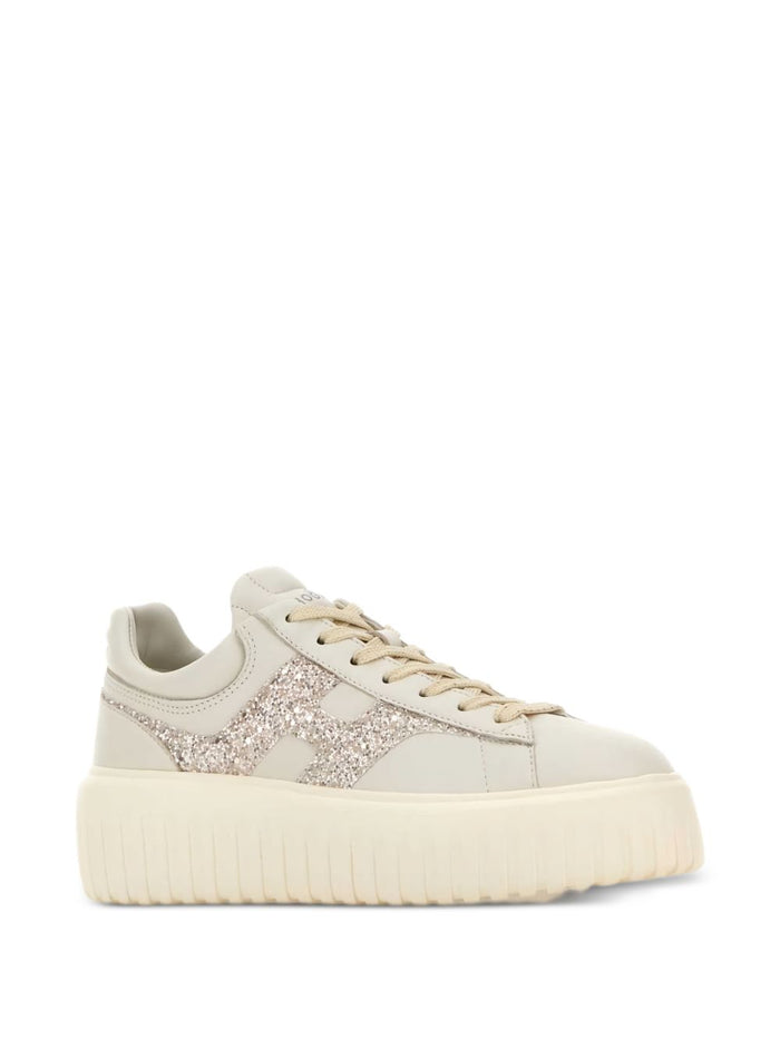 Hogan Sneakers Beige Outer: Nappa Leather