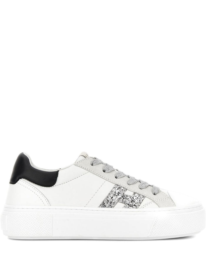 Hogan Sneakers White Outer: Calf Suede