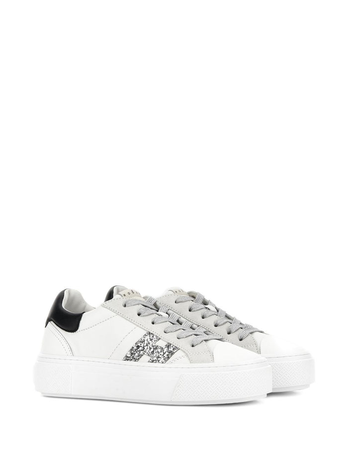 Hogan Sneakers White Outer: Calf Suede
