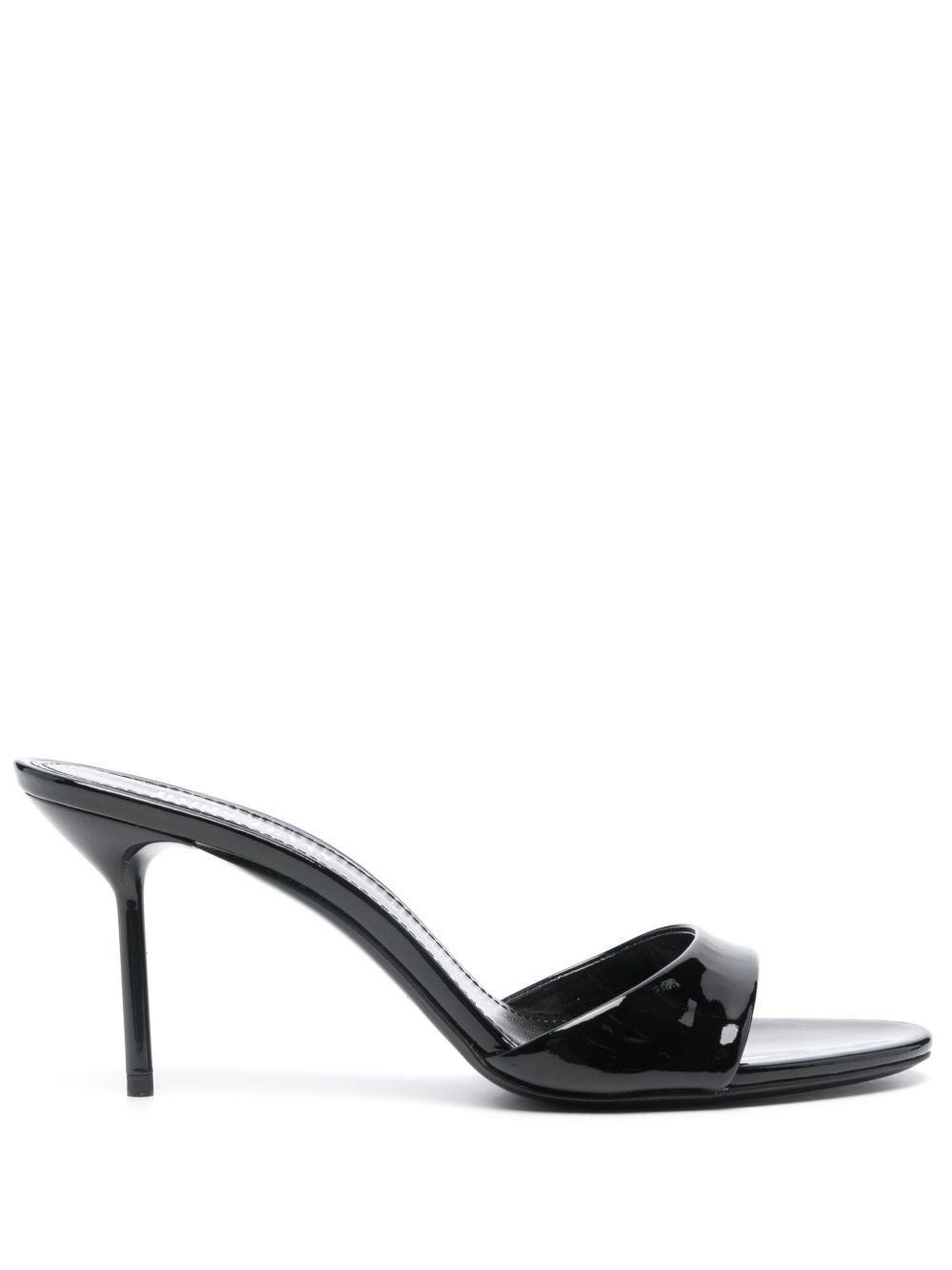 Paris Texas Sandals Black Patent Calf Leather