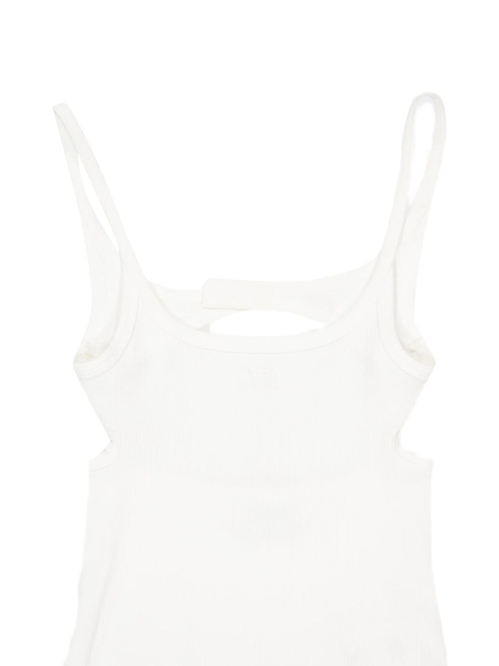 COURREGES PRE Top White Cotton Elastane