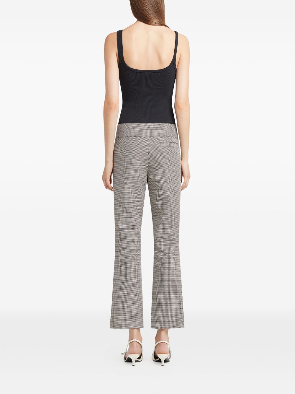 COURREGES PRE Top Black Cotton Elastane