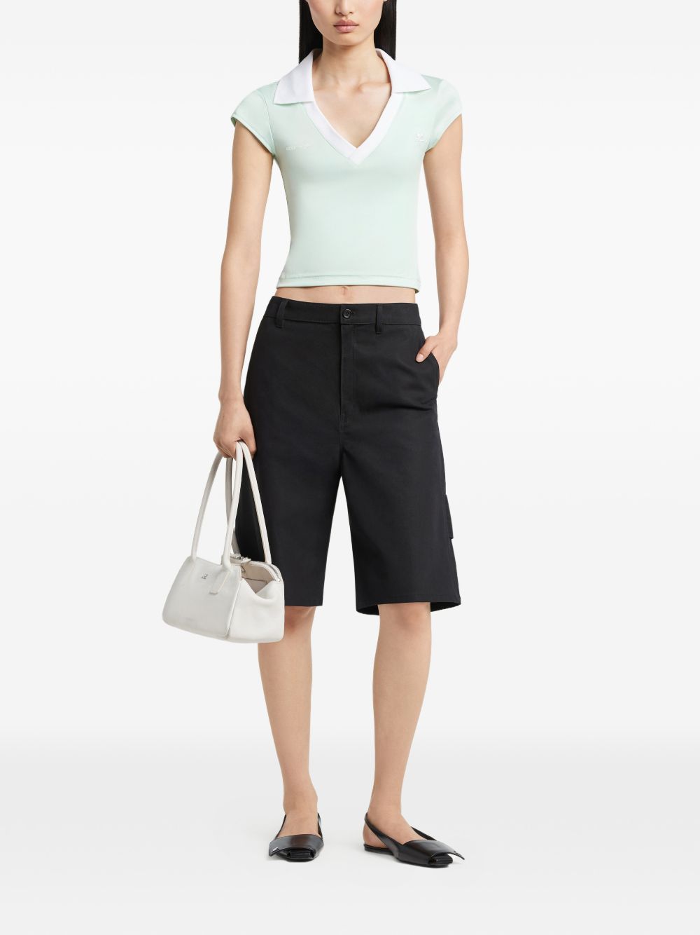 COURREGES PRE T-shirts and Polos Clear Blue Polyester