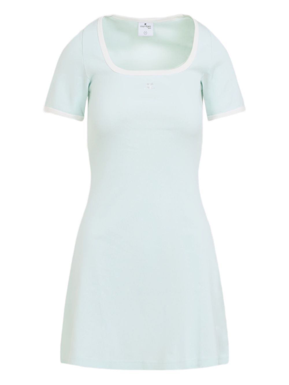 COURREGES PRE Dresses Clear Blue Cotton