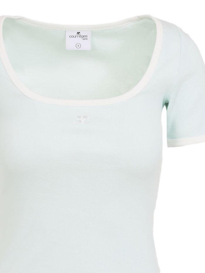 COURREGES PRE Dresses Clear Blue Cotton