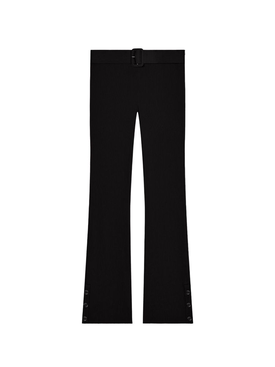 Courreges Pre CourrÃ¨ges Ribbed knitted trousers