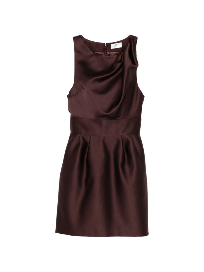 Elisabetta Franchi Dresses Brown Polyester