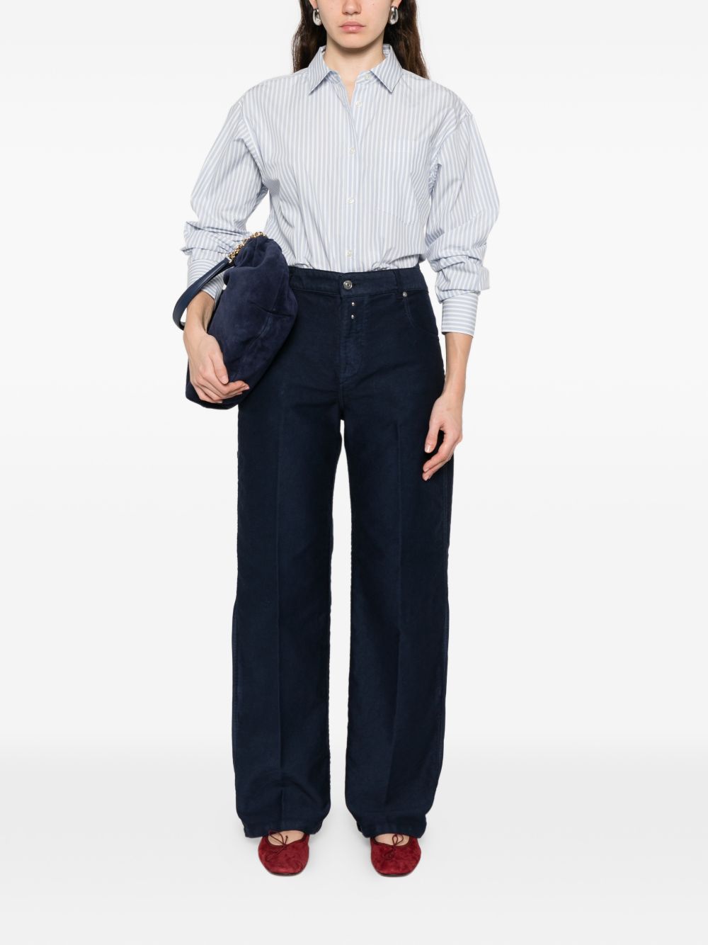 Woolrich Shirts Clear Blue Cotton