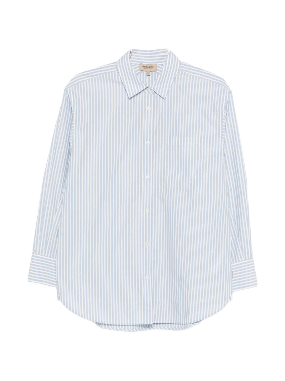 Woolrich Shirts Clear Blue Cotton