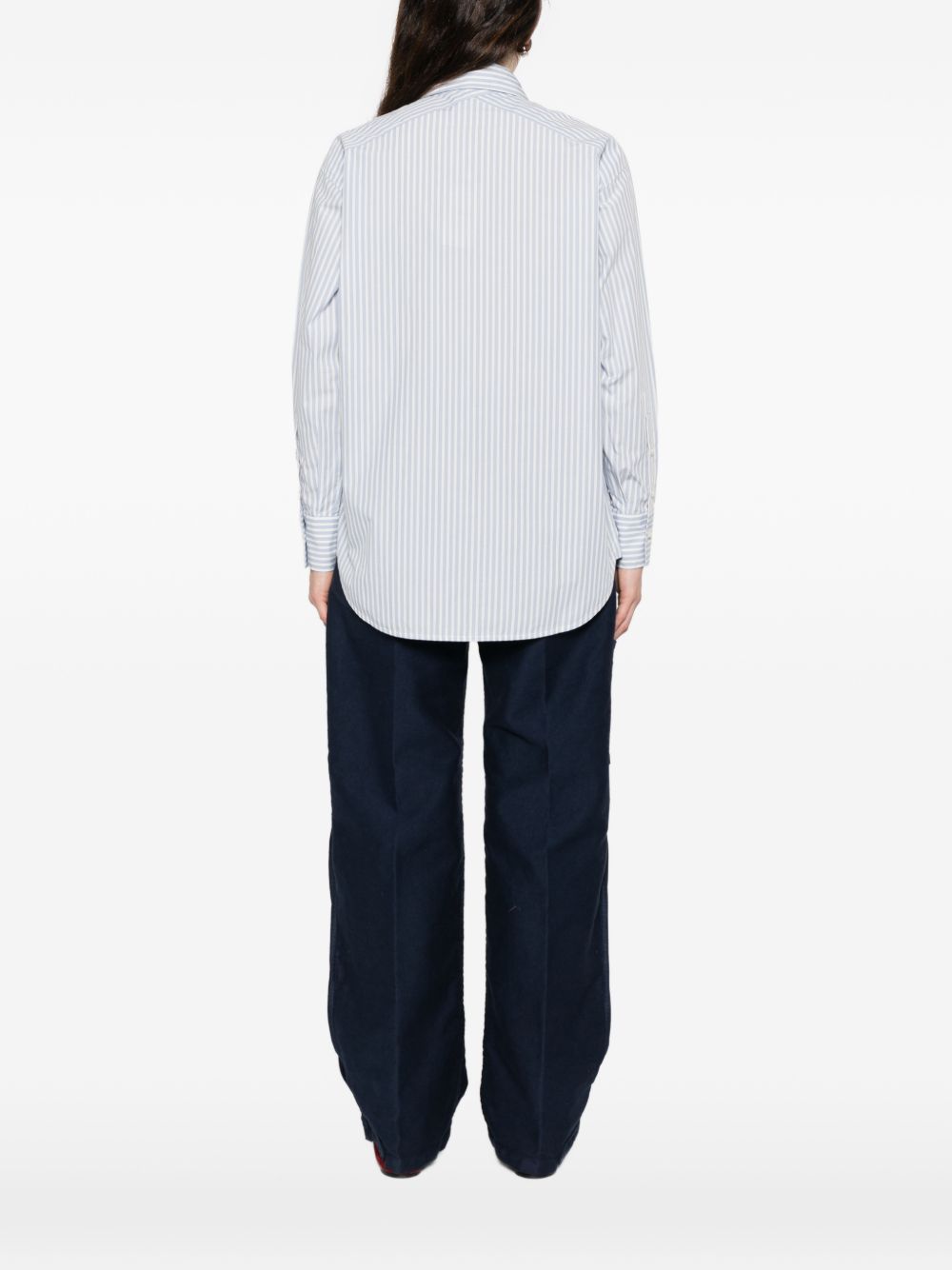 Woolrich Shirts Clear Blue Cotton