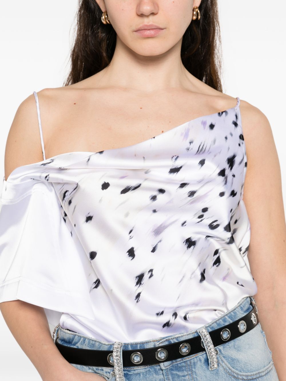 Iro Top Grey Polyester