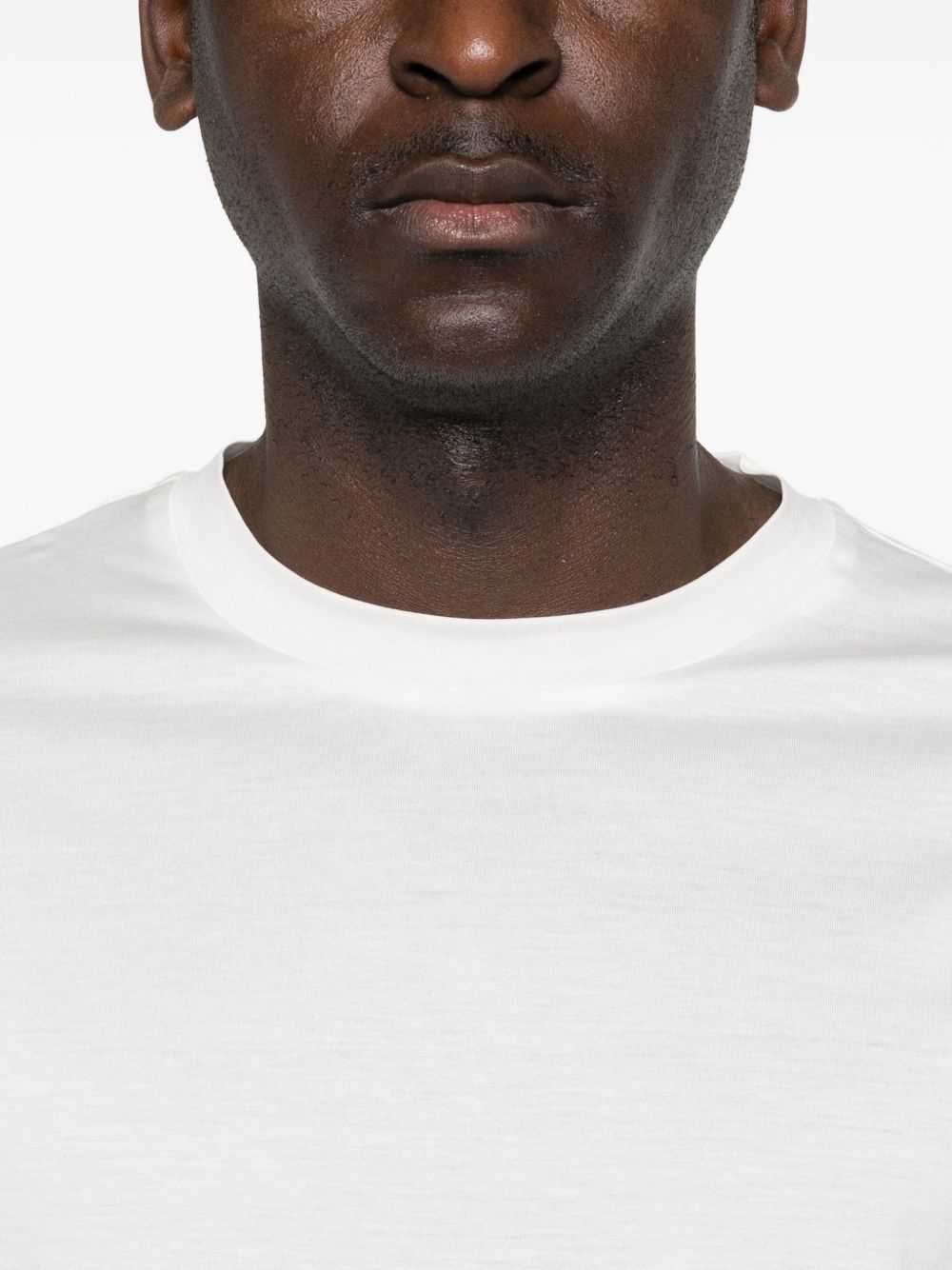 Emporio Armani T-shirts and Polos White Lyocell