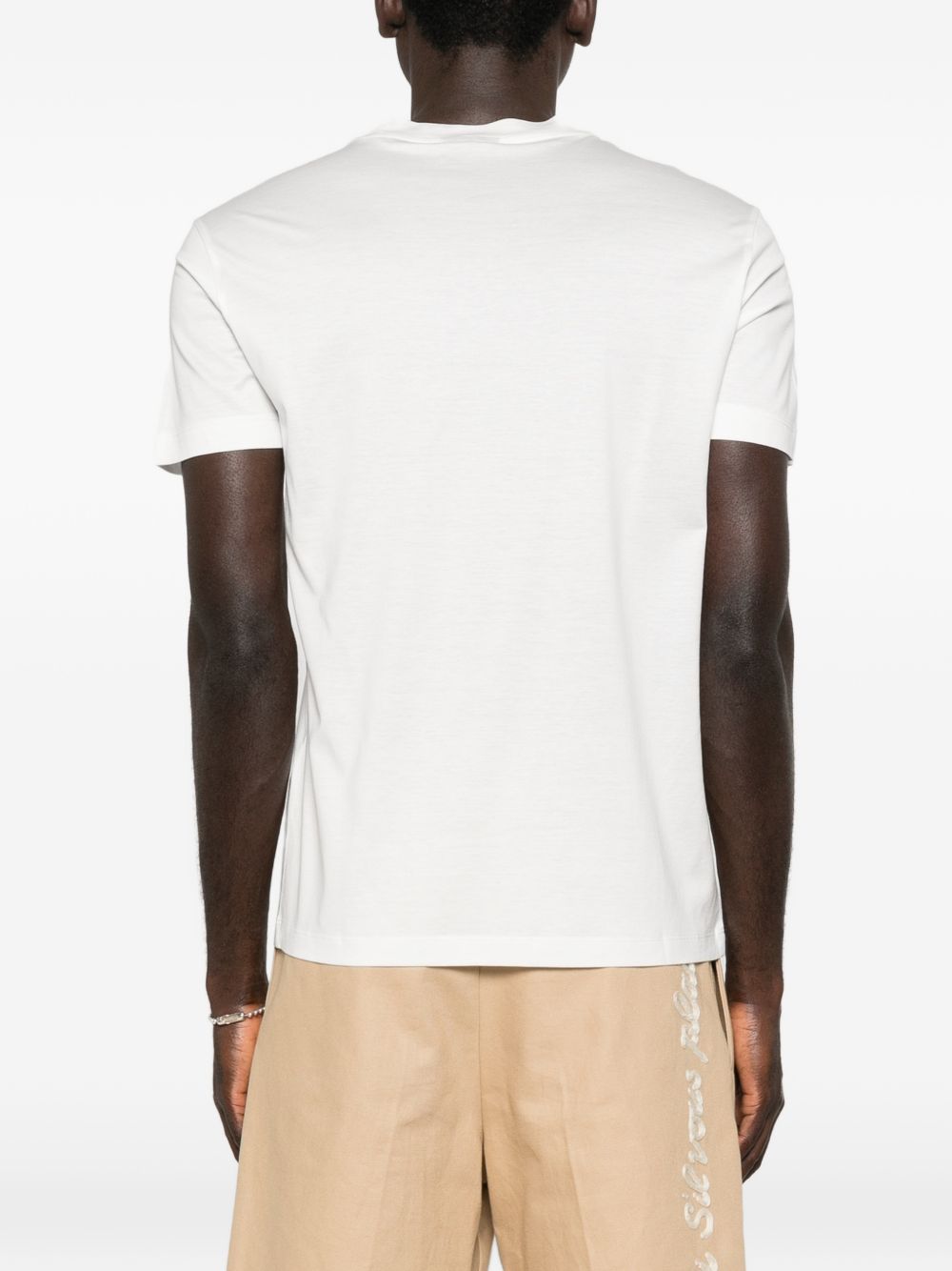 Emporio Armani T-shirts and Polos White Lyocell