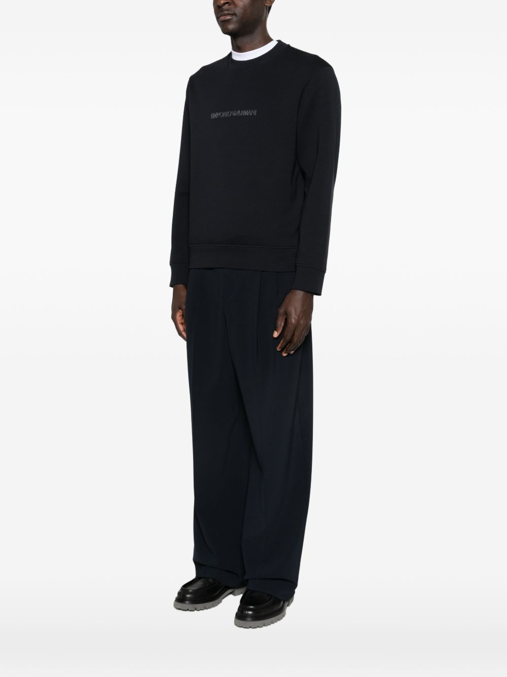 Emporio Armani Sweaters Blue Polyester