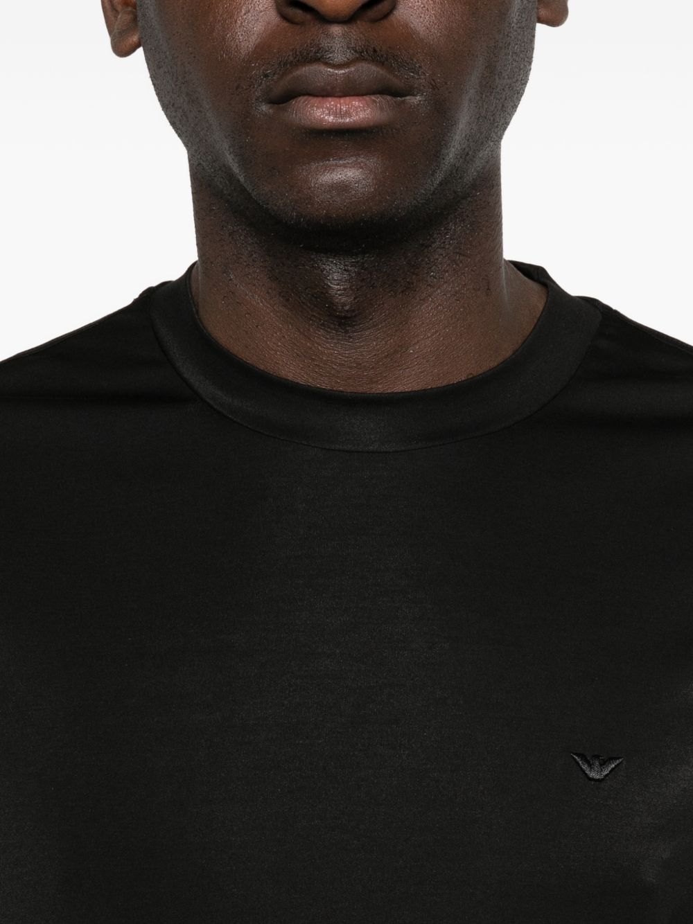 Emporio Armani T-shirts and Polos Black Elastane