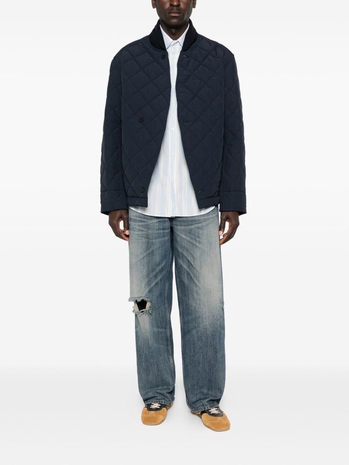 JACQUEMUS Shirts Clear Blue Principal:cotton