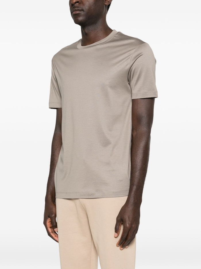 Emporio Armani T-shirts and Polos Dove Grey Lyocell