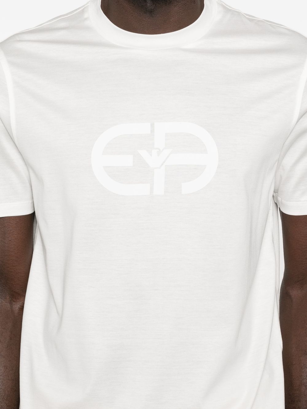 Emporio Armani T-shirts and Polos White Lyocell