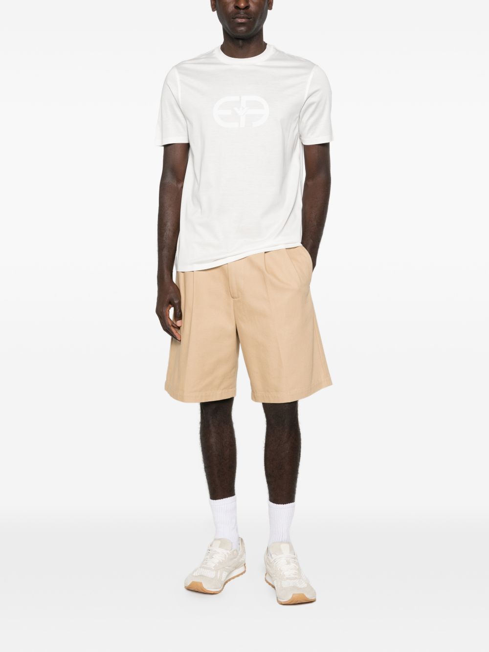 Emporio Armani T-shirts and Polos White Lyocell