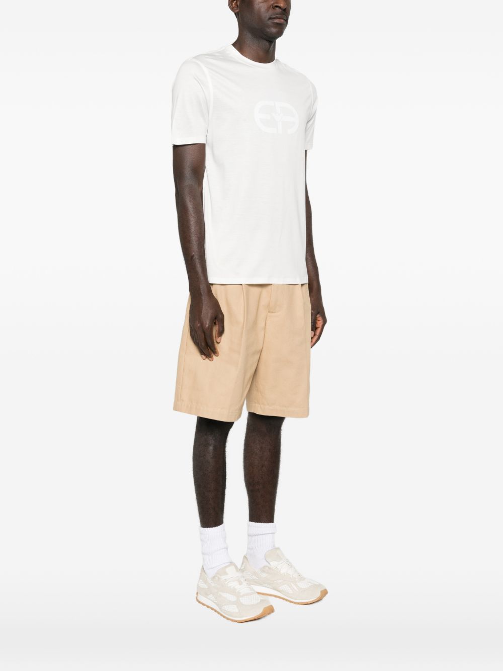 Emporio Armani T-shirts and Polos White Lyocell