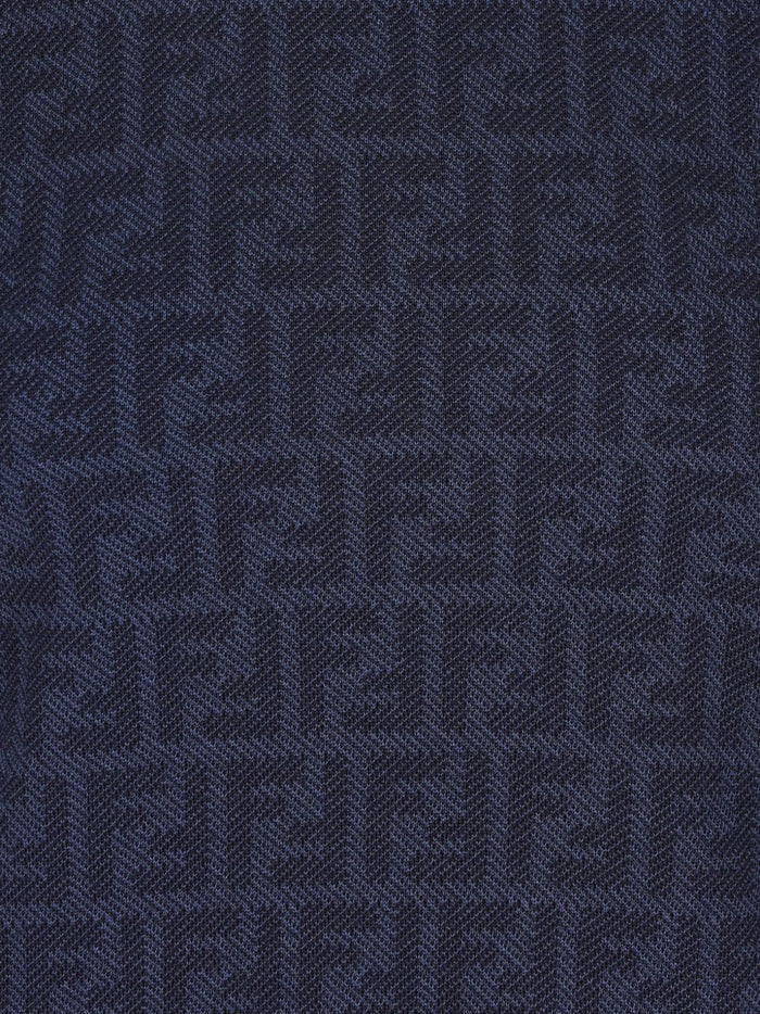 Fendi Sweaters Blue Wool