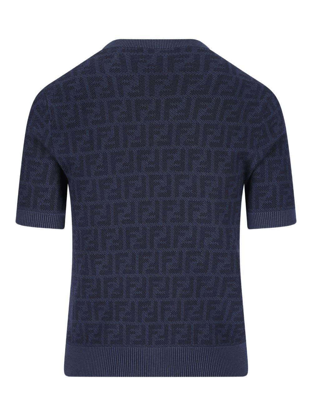 Fendi Sweaters Blue Wool
