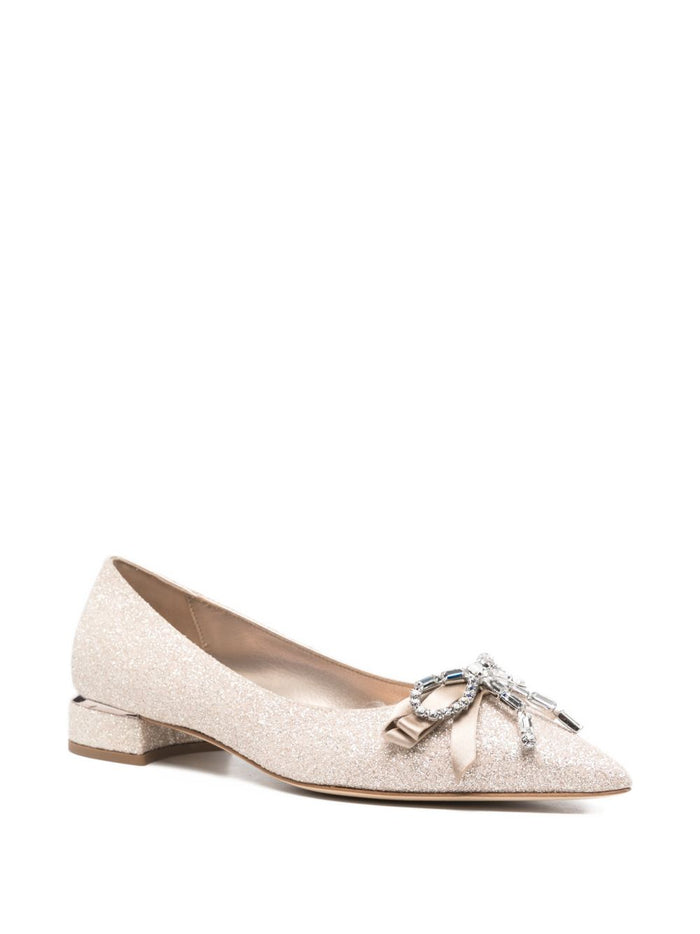 Jimmy Choo Flat Shoes Oro