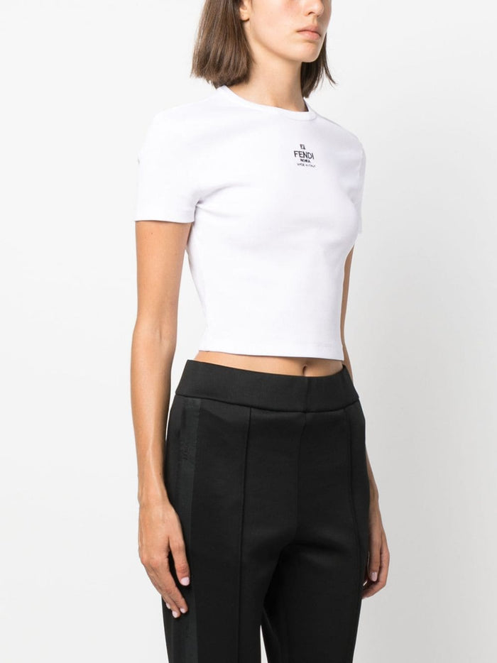Fendi T-shirts and Polos White Cotton