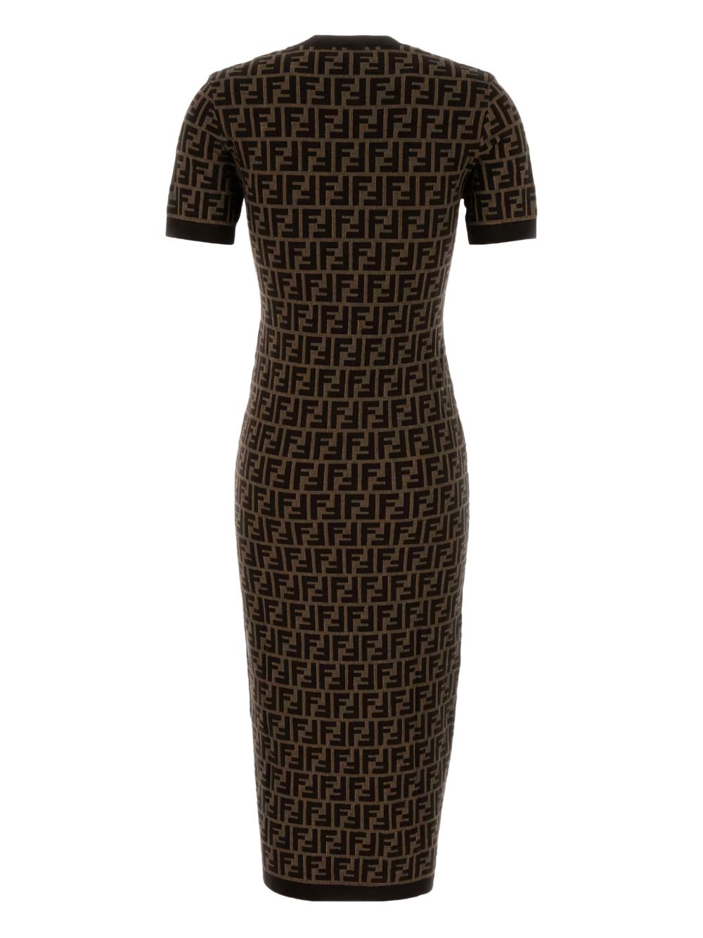 Fendi Dresses Brown Cotton