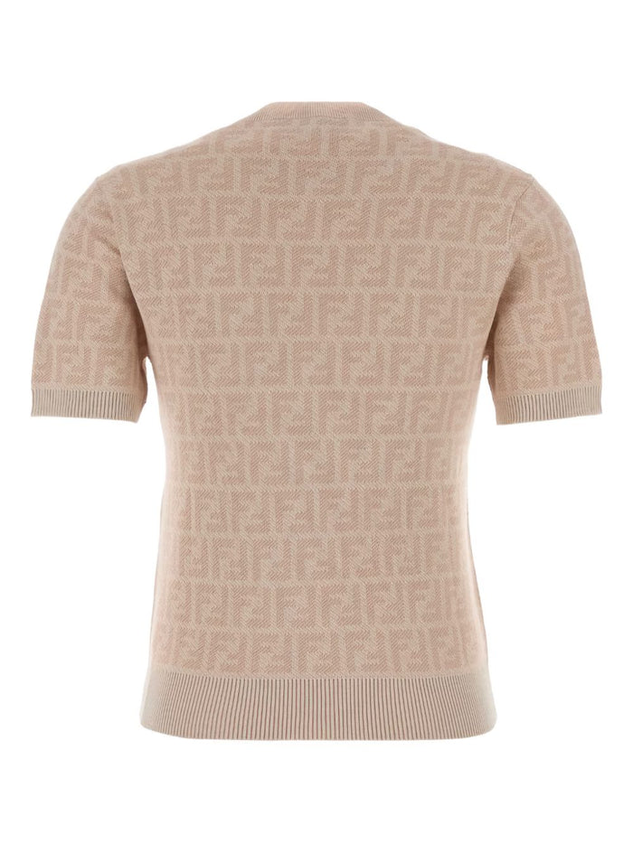 Fendi Sweaters Orange Wool