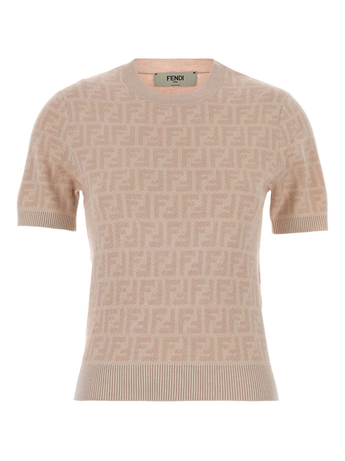 Fendi Sweaters Orange Wool