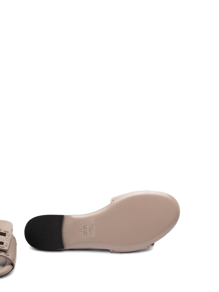 Fendi Sandals Dove Grey Calf Skin