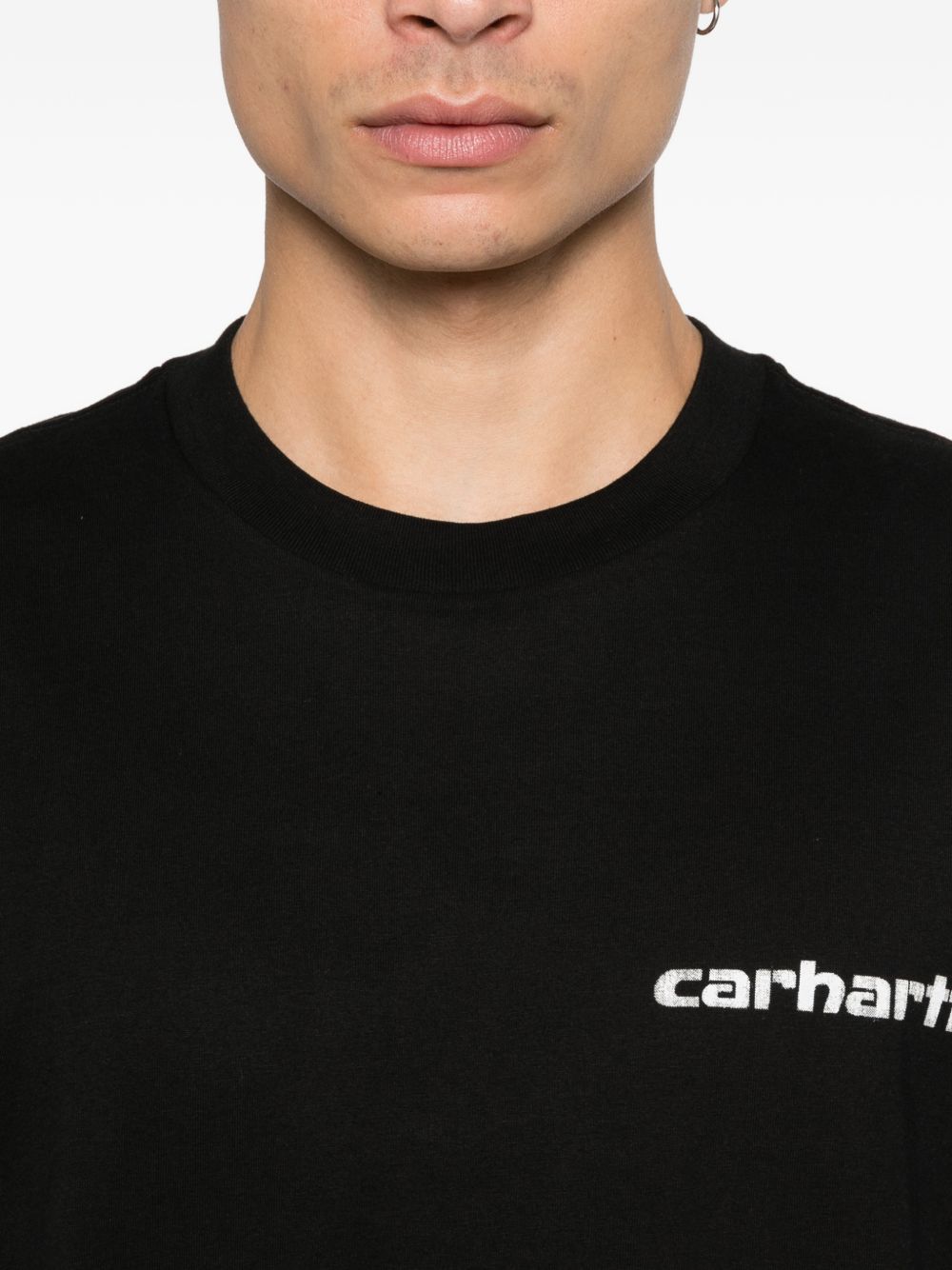 Carhartt Wip Pre T-Shirts And Polos Black Cotton