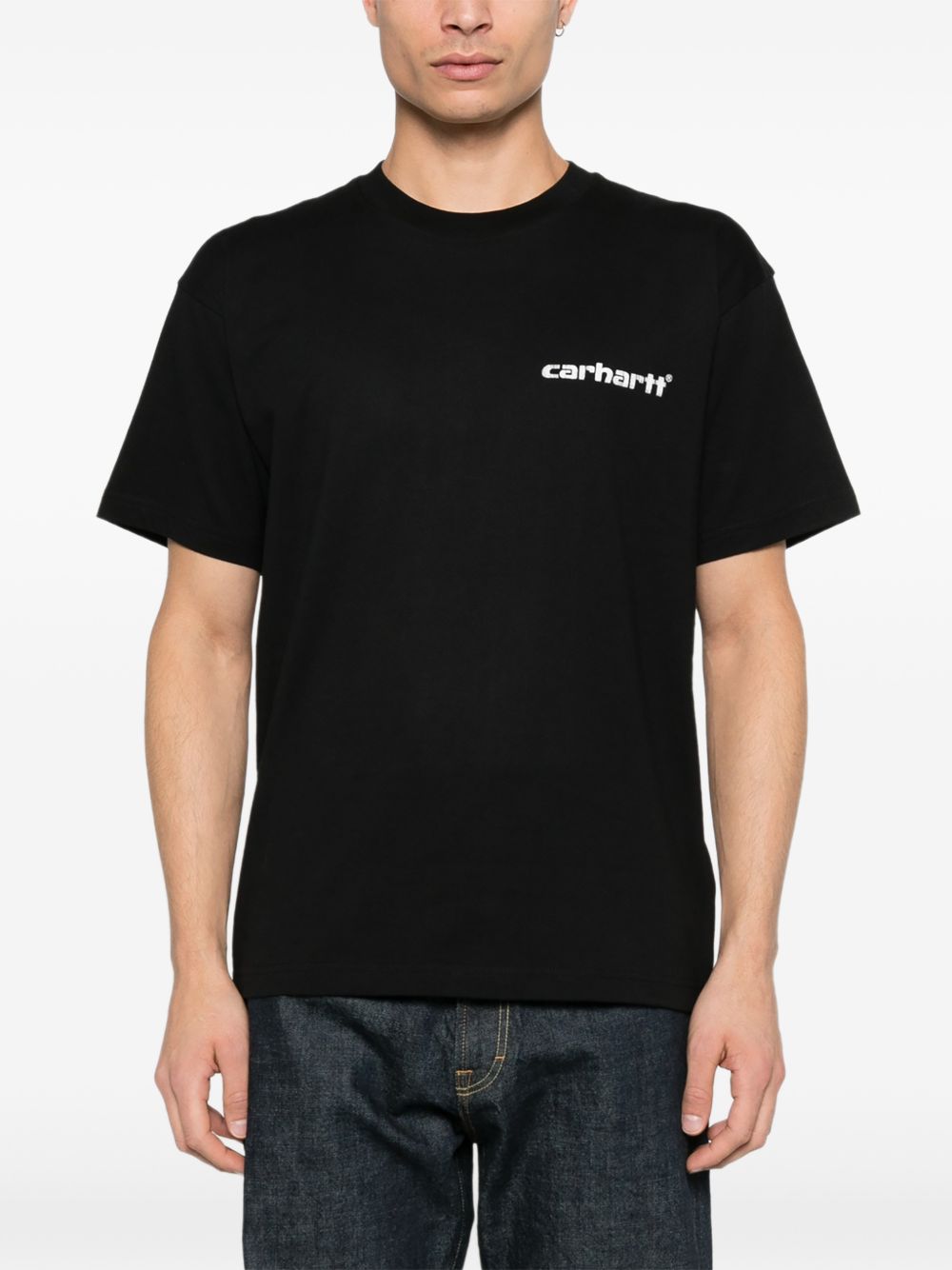 Carhartt Wip Pre T-Shirts And Polos Black Cotton