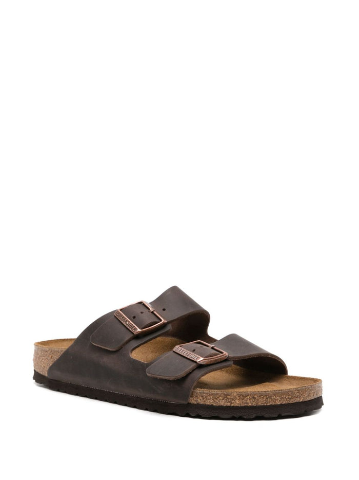 Birkenstock Sandals Brown Calf Leather