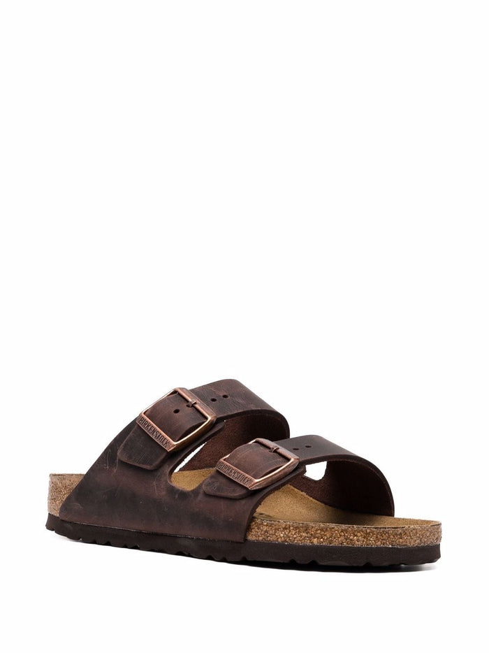 Birkenstock Sandals Brown Calf Leather