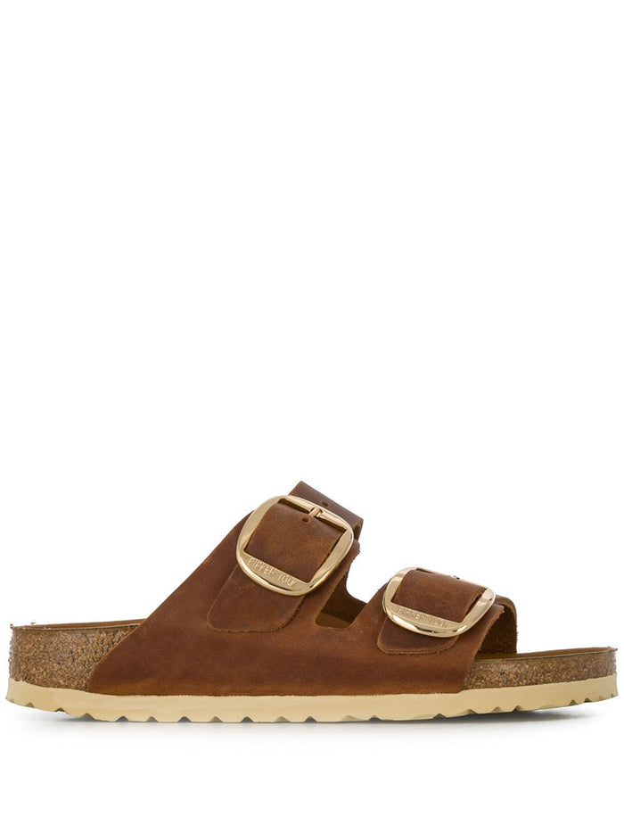 Birkenstock Sandals Leather Brown Calf
